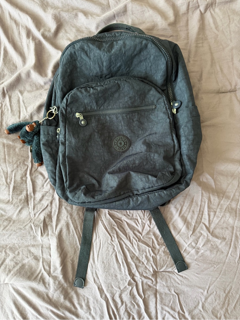 Navy Kipling Seoul Large 15" Laptop Backpack